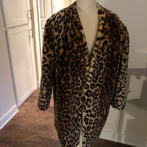 Faux fur coat